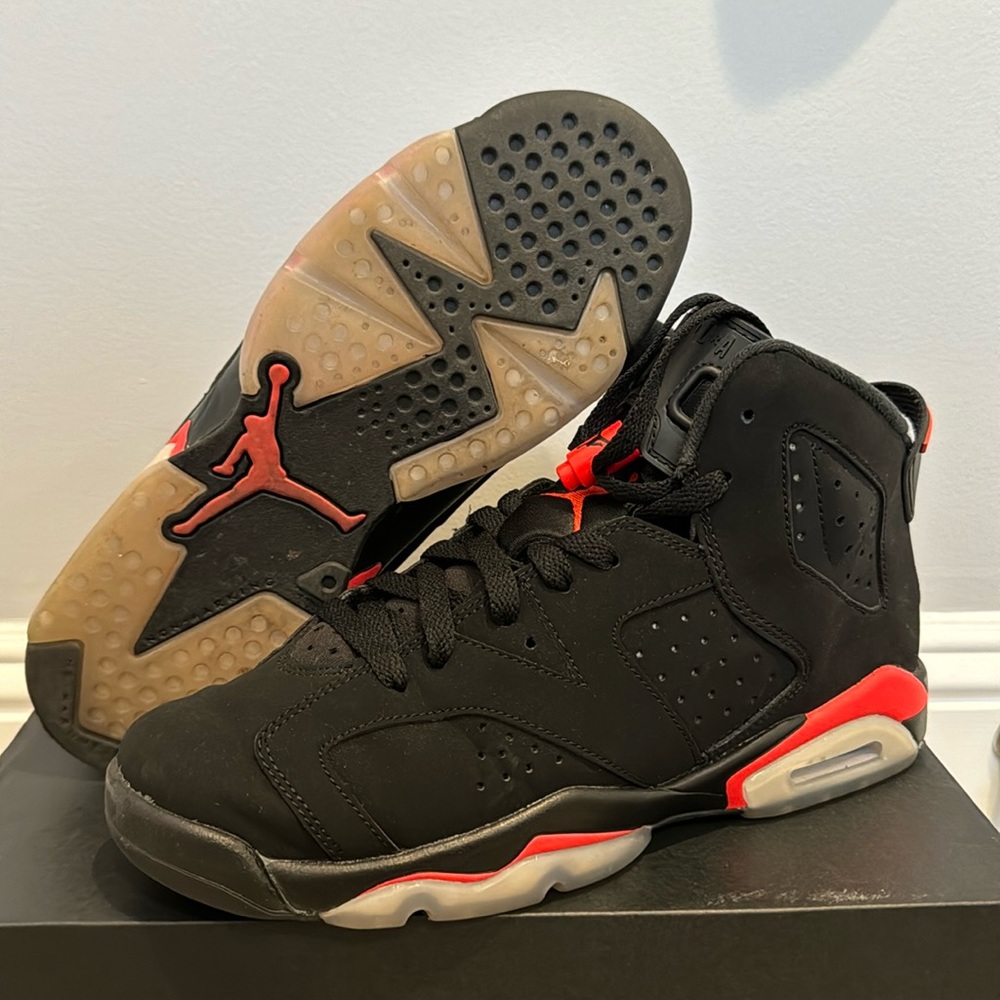 Used Jordan Infrared 6 Retro Grade School size 7Y.
